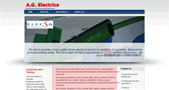 Desktop Screenshot of electricianslancaster.com